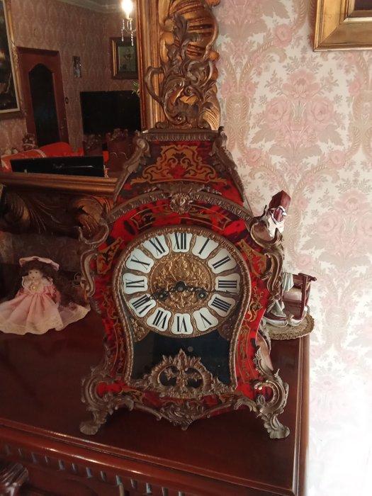 Pendule de cheminée - Style antique Laiton, Bois - 1970-1980, Antiquités & Art, Antiquités | Horloges