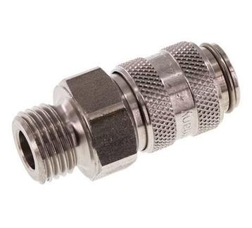 Acier inoxydable Coupleur dair DN 5 Douille G 1/4 pouce, Verzenden