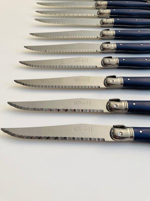 Laguiole - Tafelmes (12) - Roestvrij staal, ABS - Gehard, Antiquités & Art, Antiquités | Ustensiles de cuisine