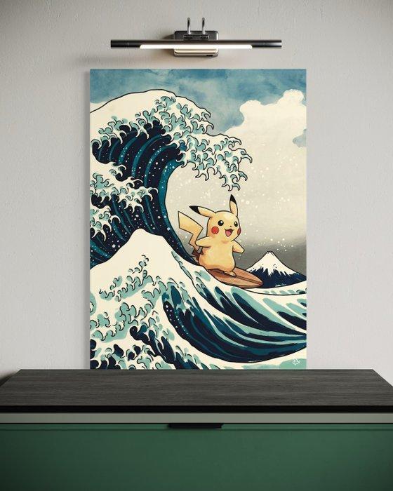 ANDSAL - Pikachu Kanagawa okinami ura  Ukiyo-e Limited, Consoles de jeu & Jeux vidéo, Consoles de jeu | Accessoires Autre