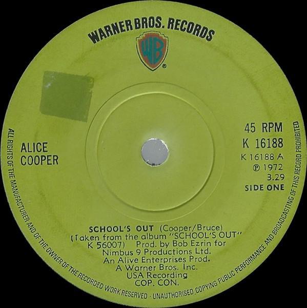 Alice Cooper - Schools Out / Gutter Cat, Cd's en Dvd's, Vinyl | Rock, Gebruikt