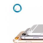 Camera bescherming ring voor iPhone 6 6 Plus Blauw, Télécoms, Télécommunications Autre, Verzenden
