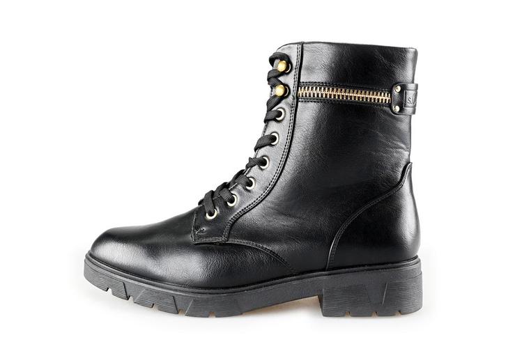 s. Oliver Veterboots in maat 39 Zwart | 25% korting, Kleding | Dames, Schoenen, Zwart, Zo goed als nieuw, Overige typen, Verzenden