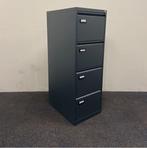 Dossierkast met 4 lades, sleutel, (hxbxd) 132x46x62 cm,, Gebruikt, Metaal