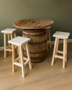 Diverse statafels - bartafels van eiken wijn- en whiskyvaten, Ophalen of Verzenden, Nieuw in verpakking, Meubilair