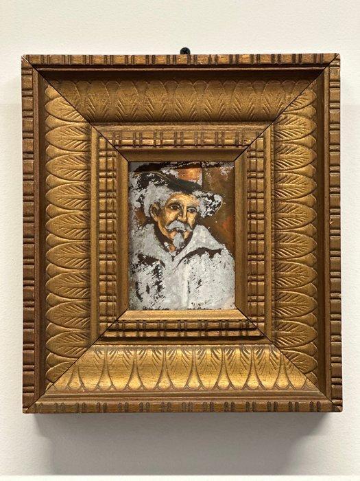 Lijst - Hout - lijst met bladgoud, Antiek en Kunst, Curiosa en Brocante