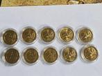 Europe. 2 Euro (10 monnaies couleur) (Sans Prix de Réserve), Timbres & Monnaies, Monnaies | Europe | Monnaies euro