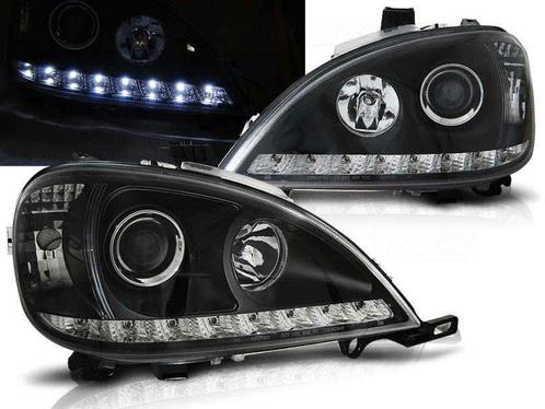 LED DRL koplamp units Black geschikt voor Mercedes W163 ML, Autos : Pièces & Accessoires, Éclairage, Envoi