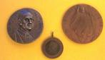 Loting van 3 pauselijke medailles (3) - Modern - .800, Antiek en Kunst