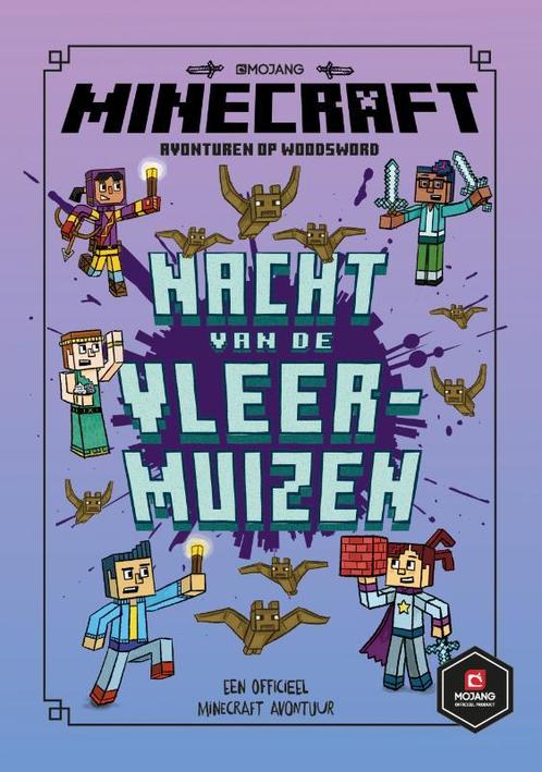 Nacht van de vleermuizen / Minecraft avonturen op Woodsword, Boeken, Kinderboeken | Baby's en Peuters, Zo goed als nieuw, Verzenden