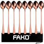 Fako Bijoux® - 8 Lange Lepels - Latte Macchiato - Longdrink, Verzenden, Nieuw