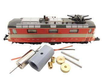 micromotor NH012C motor ombouwset voor Hobbytrain Re 4/4 II