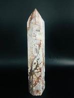 Lace Agate kristallen toren Unieke bandpatronen & Druzy -, Verzamelen, Mineralen en Fossielen