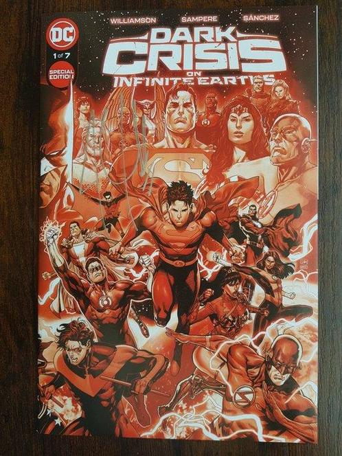Dark Crisis on Infinite Earths #1 - SDCC 2022 Sampere, Boeken, Strips | Comics
