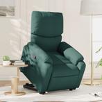 vidaXL Fauteuil inclinable vert foncÃ© tissu, Verzenden