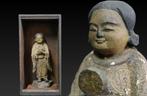 Sculptuur van Shotoku Taishi, Prins Shotoku - Hout -, Antiek en Kunst