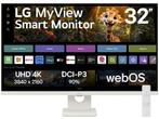 LG 32SR73U-W - Smart Monitor - 4K Resolutie - Zwart, Audio, Tv en Foto, Televisies, Verzenden, Nieuw