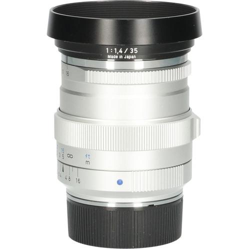 Carl Zeiss Distagon T* 35mm f/1.4 ZM Leica - Zilver CM3935, Audio, Tv en Foto, Foto | Lenzen en Objectieven, Overige typen, Gebruikt