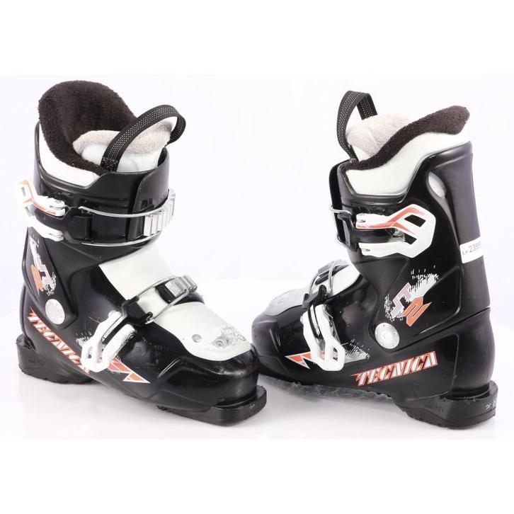 31 32 33 34 kinder skischoenen TECNICA JT 2, black/white, Sport en Fitness, Skiën en Langlaufen, Ski, Schoenen, Gebruikt, Overige merken