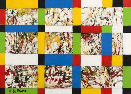 Vincenzo di Biase - Spazio interno n1, Antiek en Kunst, Kunst | Schilderijen | Modern