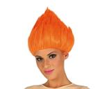 Trollen Pruik Oranje, Hobby en Vrije tijd, Verzenden, Nieuw