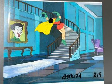 Filmation - Cel danimation original de Robin, avec fond de