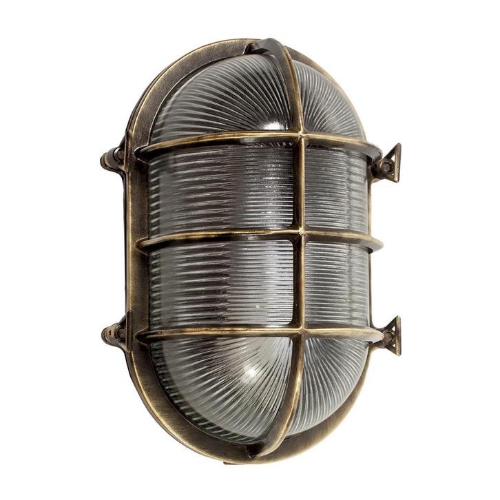 Scheepslampen & Maritiem Scheepslamp Ks Nautic IV Brons, Tuin en Terras, Buitenverlichting, Verzenden