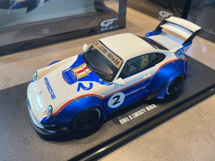 GT Spirit 1:18 - Modelauto - Porsche 911 RWB ROTHMANS, Hobby en Vrije tijd, Modelauto's | 1:5 tot 1:12