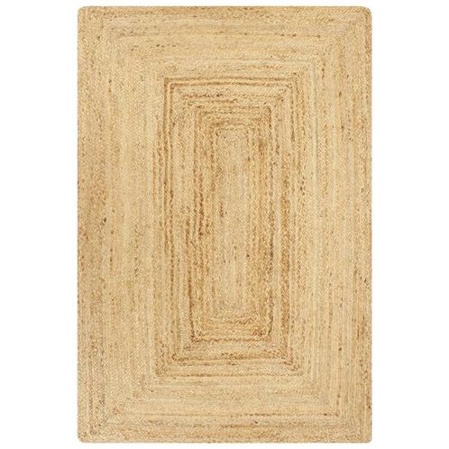 vidaXL Tapis fait à la main Jute Naturel 160x230 cm, Maison & Meubles, Ameublement | Tapis & Moquettes, Neuf, Envoi