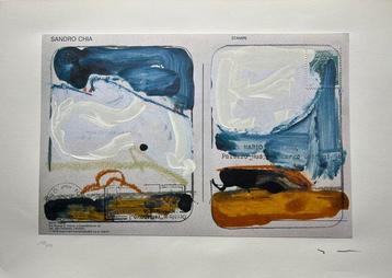 Mario Schifano (1934-1998) - Senza titolo - Omaggio a Chia beschikbaar voor biedingen