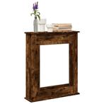 vidaXL Haardombouw 75x20x87,5 cm bewerkt hout gerookt, Verzenden, Nieuw