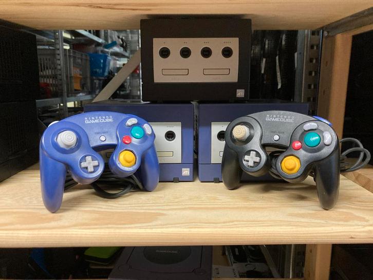 GameCube met of zonder Controller, Games en Spelcomputers, Spelcomputers | Nintendo GameCube, Zo goed als nieuw, Ophalen of Verzenden