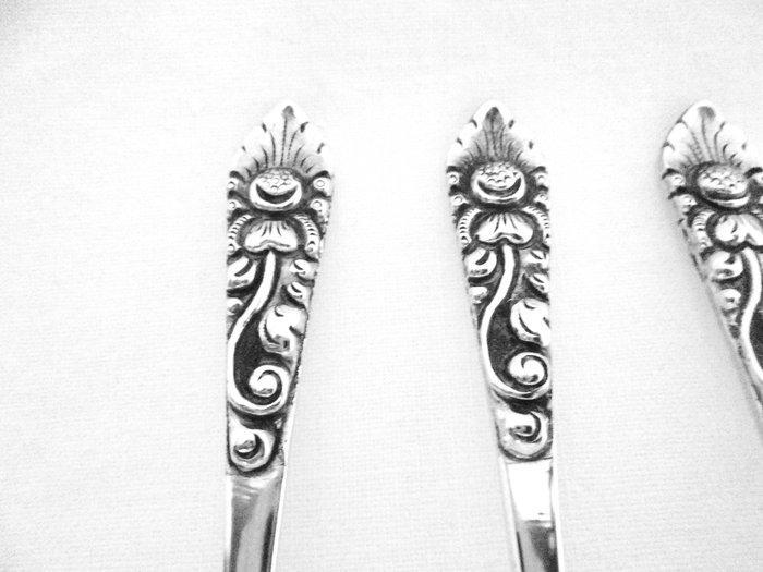 Advocaat lepeltjes. - Onbekende zilversmid. - Cuillère à thé, Antiek en Kunst, Antiek | Zilver en Goud