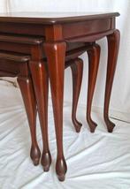 Set bijzettafels (3) - hard hout - Queen Anne-stijl