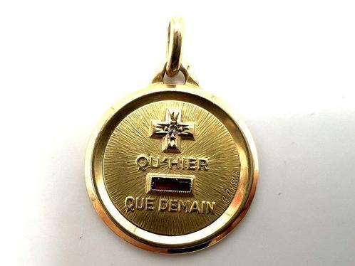 Zonder Minimumprijs - A. Augis - Hanger - 18 karaat Geel, Handtassen en Accessoires, Antieke sieraden