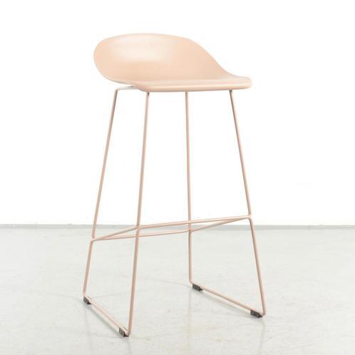 Barkruk Sölvesborg, taupe, buisframe onderstel, Huis en Inrichting, Stoelen, Gebruikt, Ophalen of Verzenden