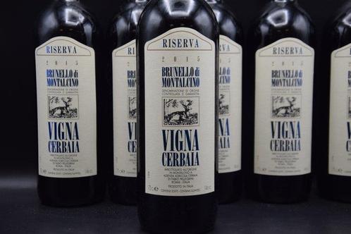 2015 Cerbaia, Vigna Cerbaia - Brunello di Montalcino, Verzamelen, Wijnen