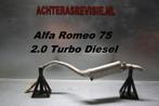 Uitlaat eindpijp Alfa Romeo 75, 2.0 Turbo Diesel. (Uitlaten), Verzenden