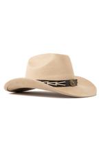 Cowboyhoed Beige Gevlochten Band Lichtbruine Cowboy Western, Ophalen of Verzenden, Nieuw