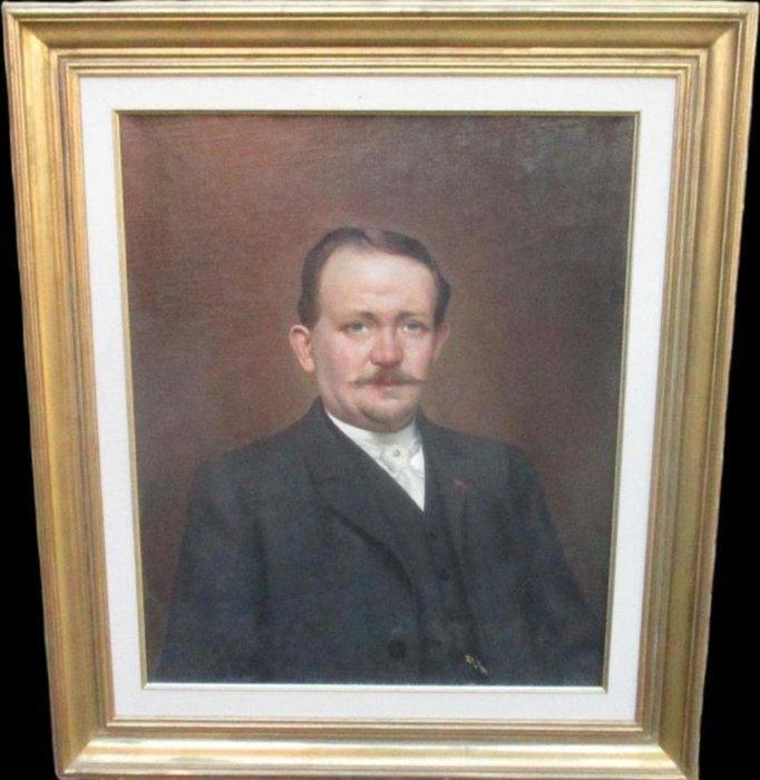 Italiaanse school (XIX) - Klassiek portret schilderij van, Antiek en Kunst, Kunst | Schilderijen | Klassiek