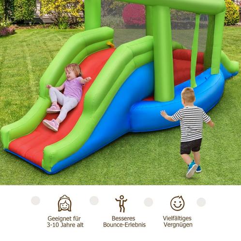 Tweedekans | Coast opblaasbaar slak stuiters kasteel met 2, Kinderen en Baby's, Speelgoed | Buiten | Springkussens, Ophalen of Verzenden