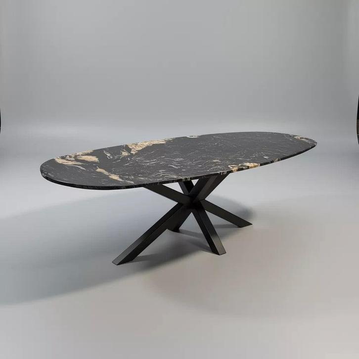 Belvedere Eetkamertafel  Deens Ovaal 200x90, Huis en Inrichting, Tafels | Eettafels