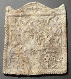 Oud-Romeins Lood Mystieke plaquette in de vorm van een oude