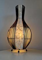 Lamp - 72 cm - Bamboe, Parelmoer - Parelmoer versierde lamp