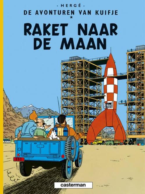 Raket naar de Maan Stripboek, Verzamelen, Stripfiguren, Ophalen of Verzenden