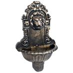 vidaXL Muurfontein leeuwenkop brons, Verzenden, Nieuw