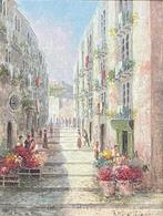Ettore Gianni (XIX-XX) - Scorcio di Napoli