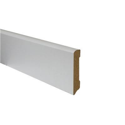 Oppio Witte folieplint Berlijn 12x70x2400mm, Doe-het-zelf en Bouw, Plinten en Afwerking, Ophalen of Verzenden