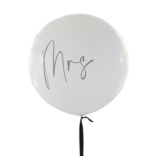 Bruiloft Ballon Mrs 91cm, Hobby & Loisirs créatifs, Articles de fête, Envoi
