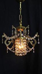 Lustre - Bronze, Cristal, Verre - lustre vintage